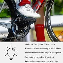 Road Bike Cleats for Shimano SPD-SL Locking Cycling Pedals Cleat for Shimano SH10 SH11 SH12 System Shoes