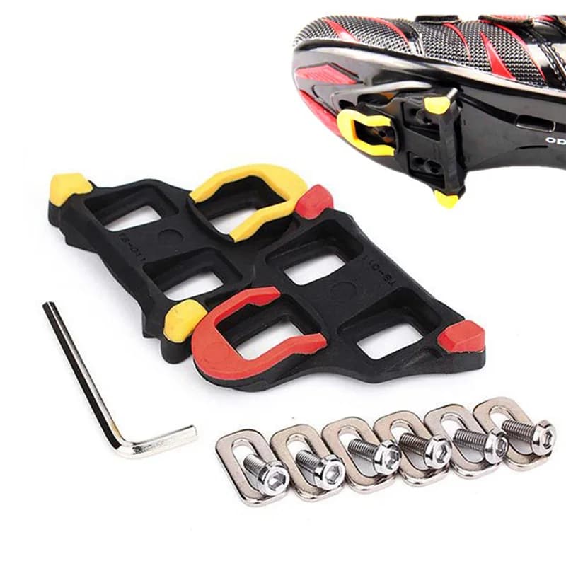 Road Bike Cleats for Shimano SPD-SL Locking Cycling Pedals Cleat for Shimano SH10 SH11 SH12 System Shoes