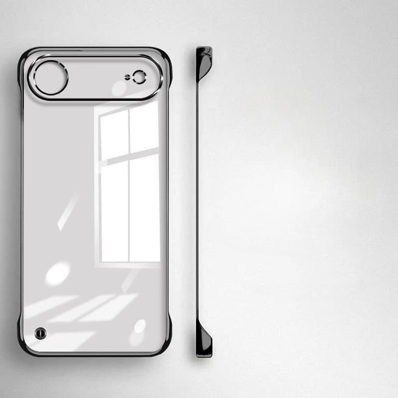 Ultra Thin Frameless Case for iPhone 17 Pro Max Air Slim Hard Shockproof Bumper Transparent Cover For iPhone 17 17 Pro Air