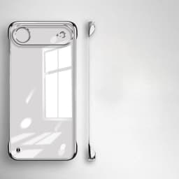 Ultra Thin Frameless Case for iPhone 17 Pro Max Air Slim Hard Shockproof Bumper Transparent Cover For iPhone 17 17 Pro Air