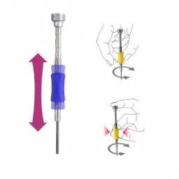 VESSEL JIS Precision Screwdriver Set - with Toolbox, for Small Screw Repair, Models: TD-55/TD-56/TD-56S/TD-56Y/TD-57/TD-58