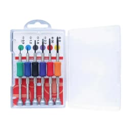 VESSEL JIS Precision Screwdriver Set - with Toolbox, for Small Screw Repair, Models: TD-55/TD-56/TD-56S/TD-56Y/TD-57/TD-58