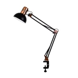 Modern E27 Bulb Led Desk Lamp with Clamp Swing Arm Desk Lamp Suitable for Rooms, Offices, and Study Lighting