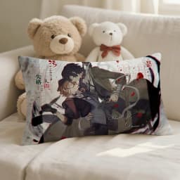Hot Anime Bungo Stray Dogs Pillow Case Cover Suitable For Sofa Car Cushion Rectangular Back Cushion