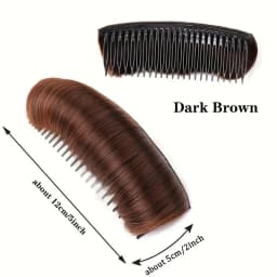 1PC Wig Cushion Stable Hair Roots Volumizing Fiber Insert Comb Invisible Fluffy Hair Pad Female Heightening Artifact Hairstyle
