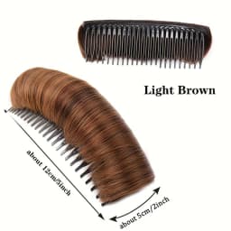 1PC Wig Cushion Stable Hair Roots Volumizing Fiber Insert Comb Invisible Fluffy Hair Pad Female Heightening Artifact Hairstyle