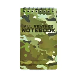 Tactical Waterproof Notebook Camouflage PVC Cover Memo Pad Daily To Do List Loose-leaf Coil Notepad Writing Paper in Rain