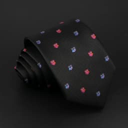 New Fashion Men's Tie Print Floral Rose Flower Design Neckties Accessories Daily Wear Cravat Wedding Party Original Gift For Man
