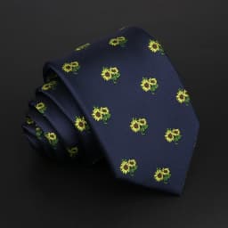 New Fashion Men's Tie Print Floral Rose Flower Design Neckties Accessories Daily Wear Cravat Wedding Party Original Gift For Man