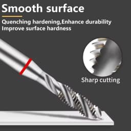ZUANTONG HSSE Spiral Fluted Tap M2 M2.5 M3 M4 M5 M6 M8 M10 M12 M14 M16 M18 M20 Machine Screw Thread Taps For Blind Hole Tapping