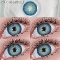 Bio-essence 1Pair Colored Contact Lenses Color Lens Eyes Lentillas Verdes Naturales Lenses With Diopters Fashion Lenses