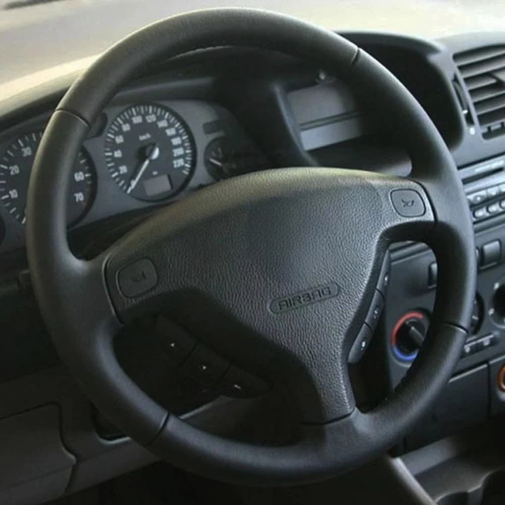 DIY Black Artificial Leather Car Products Steering Wheel Cover For Opel Zafira A 1999-2005 Buick Sail Opel Astra G H 1998-2007
