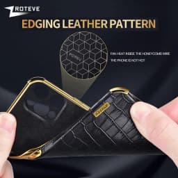 S25 Ultra Case ZROTEVE Crocodile Pattern Leather Cover For Samsung Galaxy S25 Edge S24 S23 FE S22 S21 Plus S24+ S25+ Phone Cases