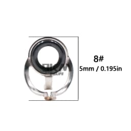 Rod Repair Guides Kit Stainless Steel Fishing Rod Guides Freshwater Seawater Fishing Rod Building Guide Ceramic Rings 4mm~38mm