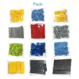 300pcs Thin Figures Bricks 1x8 Dots DIY Building Blocks 12Color Educational Creative Toys for Children Size Compatible With 3460