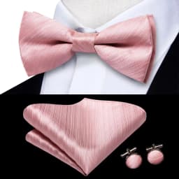 Hi-Tie Jacquard Silk Black Gold Striped Mens Bowtie Adult Bow Tie Hankerchief Cufflinks Set Pre-tied Men Butterfly Bowknot Gift