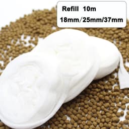 10M PVA Soluble PVA Mesh Refill Carp Fishing Feeder Fishing Lures Refill Hook Bait 25mm 35mm PVA Bag Fishing Accessories