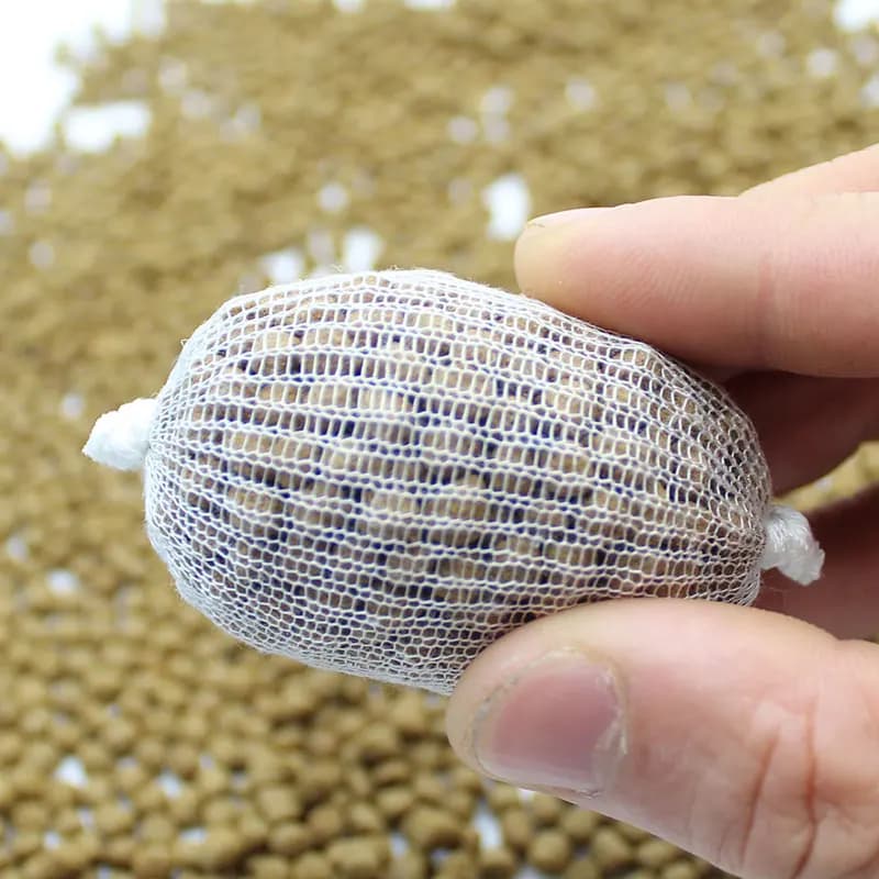 10M PVA Soluble PVA Mesh Refill Carp Fishing Feeder Fishing Lures Refill Hook Bait 25mm 35mm PVA Bag Fishing Accessories