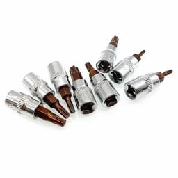 1Pcs Torx Screwdriver Bits 1/4 Inch Drive Socket Hand Tools Torx Head Screwdriver Bits T15 T20 T25 T27 T30 T40