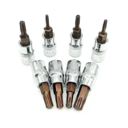 1Pcs Torx Screwdriver Bits 1/4 Inch Drive Socket Hand Tools Torx Head Screwdriver Bits T15 T20 T25 T27 T30 T40