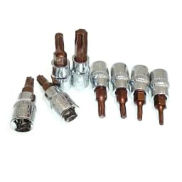1Pcs Torx Screwdriver Bits 1/4 Inch Drive Socket Hand Tools Torx Head Screwdriver Bits T15 T20 T25 T27 T30 T40