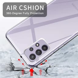 Silicone Clear Case For Samsung Galaxy A52 A51 A50 A32 A31 A30 A72 A71 A70 A40 A60 A41 A22 A21 A20 Ultra Thin Soft Case Cover