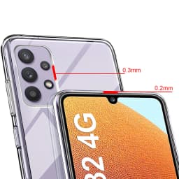 Silicone Clear Case For Samsung Galaxy A52 A51 A50 A32 A31 A30 A72 A71 A70 A40 A60 A41 A22 A21 A20 Ultra Thin Soft Case Cover