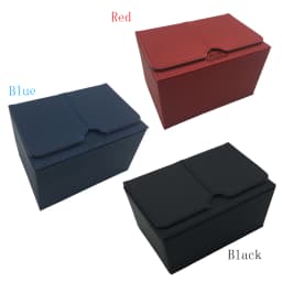 AEGIS GUARDIAN Card Case Deck Box For Magic YuGiOh TCG Holder: 160+ Black , Red , Blue