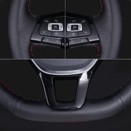 Customized Car Steering Wheel Cover Hand Sewing Braid Non-slip Leather Car Accessories For Honda CRV 2012 2013 2014