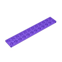 Gobricks GDS-515 Plate 2 x 12 compatible with lego 2445 pieces of children's DIY building block Particles Plate DIY