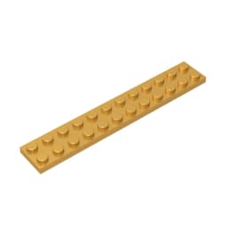 Gobricks GDS-515 Plate 2 x 12 compatible with lego 2445 pieces of children's DIY building block Particles Plate DIY
