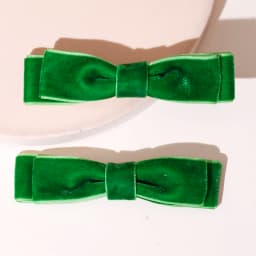 Lystrfac 1/2Pcs New Velvet Black Hairpin for Women Girls Vintage Head Bow Hair Clips Headdress Female Hair Accessories