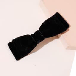 Lystrfac 1/2Pcs New Velvet Black Hairpin for Women Girls Vintage Head Bow Hair Clips Headdress Female Hair Accessories