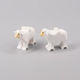 MOC City Animal Building Block Figures Goat Sheep Dog Lion Panda Cheetah Parrot DIY Farm Street View Accessories Bricks Toy Gift