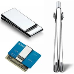 New Fashion Men's Pocket Money Clip Dollar Metal Clamp Card Clips Card Purses Women Metal Clamp For Money Cash Holder