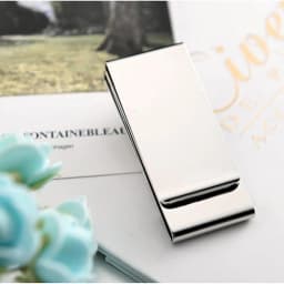 New Fashion Men's Pocket Money Clip Dollar Metal Clamp Card Clips Card Purses Women Metal Clamp For Money Cash Holder
