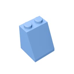 Gobricks GDS-620 ROOF TILE 2X2X2/65 DEG. compatible with lego 3678 children's DIY Educational Building Blocks