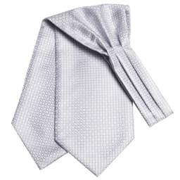 Hi-Tie Silk Mens Ascots Hanky Cufflinks Set Jacquard Paisley Floral Cravat Tie Self Vintage Ascot Black Gray Red Gold Pink Blue