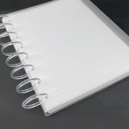 Transparent Mushroom Hole Notebooks and Journals Disc Blister Pack Planner Album Scrapbooking Ultra-transparent Binding Buckle