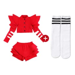 ZZL Jazz Style Hip-hop Costume Urban Dance Girl Clothes Performance Dancer Stage Outfit Children Model Catwalk Singer Teenage