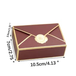 10/20Pcs Envelope Shape Candy Box Chocolate Gift Box Packaging for Guests Baby Shower Wedding Favor Gift Treat Boxes Party Decor