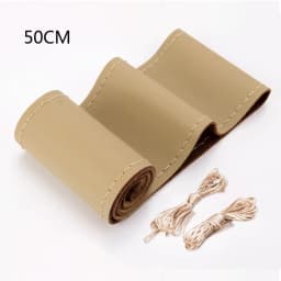 40CM 42CM 45CM 47CM 50CM Car Truck Extra Large Artificial Leather Steering Wheel Braid Cover Universal Auto Interior Accessories