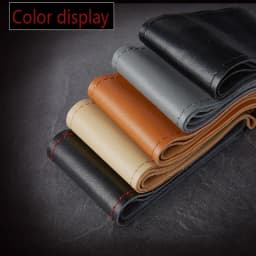40CM 42CM 45CM 47CM 50CM Car Truck Extra Large Artificial Leather Steering Wheel Braid Cover Universal Auto Interior Accessories