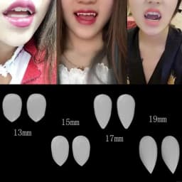 Horrific Vampire Decoration Costume Party Zombie Vampire False Teeth Prop Masquerade Cosplay