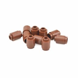 WW2 2527 Weapon Cannon Shells for figure land force Pirate Shooting Cannons with Cannonballs Base Particles Military Brick Parts
