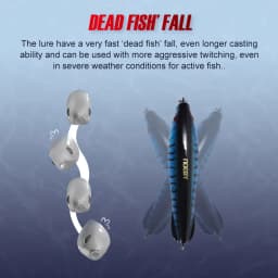 Noeby Sinking Pencil Fishing Lure 95mm 25g Sinking Stickbait Artificial Hard Bait Long Cast for Seabass Pike Fishing Lures