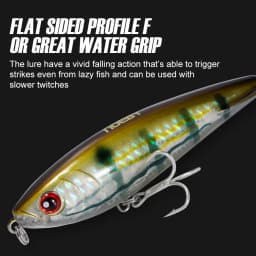 Noeby Sinking Pencil Fishing Lure 95mm 25g Sinking Stickbait Artificial Hard Bait Long Cast for Seabass Pike Fishing Lures