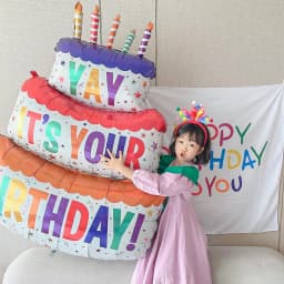 Happy Birthday Gift Box Foil Balloons Birthday Party Decoration 3D Gift Box Cake Aluminum Film Balloons For Baby Shower Wedding
