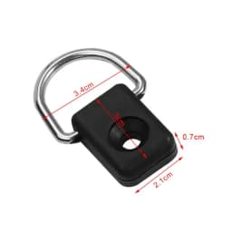 12pcs Kayak D Ring Tie Down Loop Screws Boat Deck Fitting Rigging For Kayak Canoe Boat Fishing Raft Dinghy Oval Square Accessory