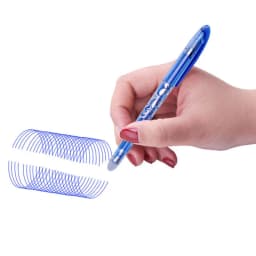 6Pcs/Set Erasable Pen 0.5mm Washable Handle Blue Black Ink Writing Gel Pens for School Office Stationery Supplies Exam Spare